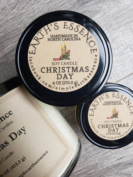 Christmas Day Soy Candle, 3 Sizes