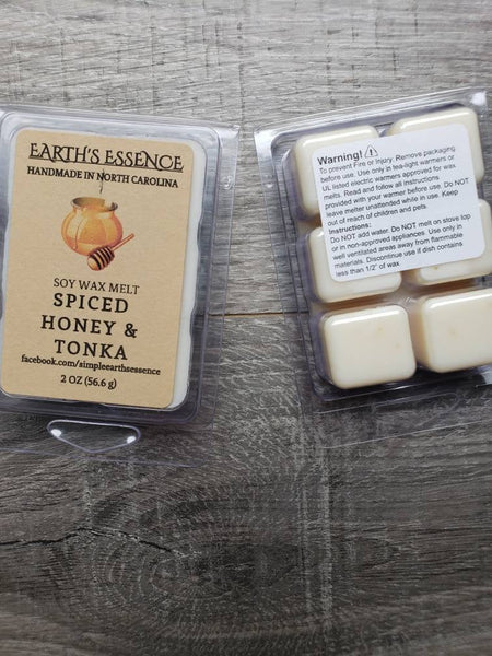 Spiced Honey & Tonka 2 OZ Soy Wax Melt