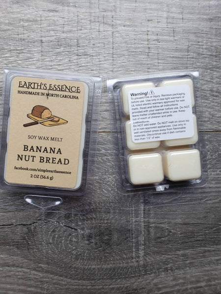Banana Nut Bread 2 OZ Soy Wax Melts