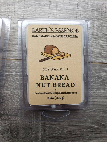 Banana Nut Bread 2 OZ Soy Wax Melts