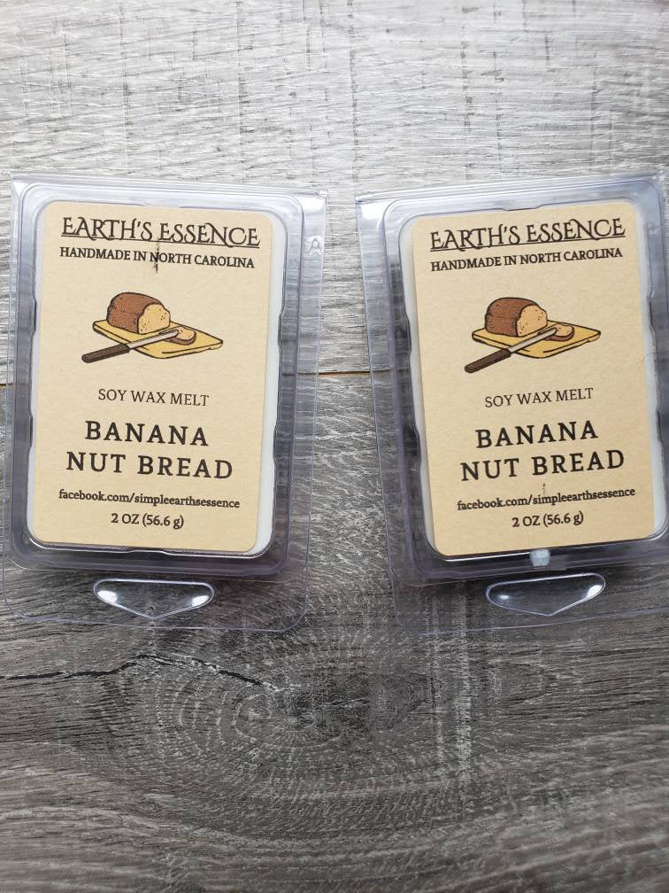Banana Nut Bread 2 OZ Soy Wax Melts