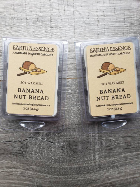 Banana Nut Bread 2 OZ Soy Wax Melts