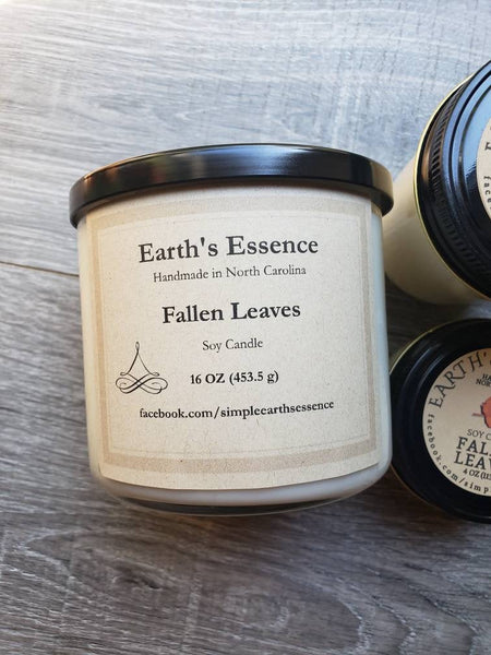 Fallen Leaves Soy Candle, 3 Sizes