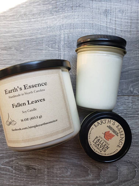 Fallen Leaves Soy Candle, 3 Sizes