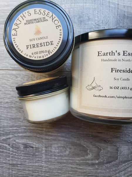 Fireside Soy Candle, 3 Sizes