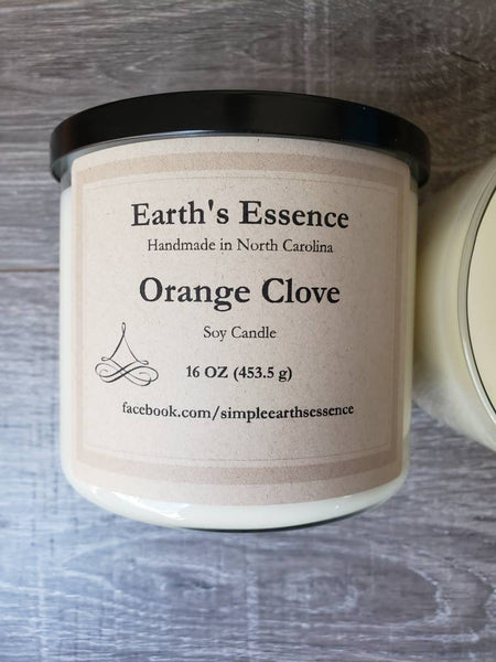 Orange Clove 16 oz 3-Wick Soy Candle