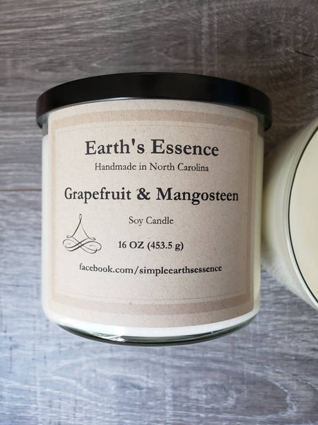 Grapefruit & Mangosteen 16 oz 3-Wick Soy Candle