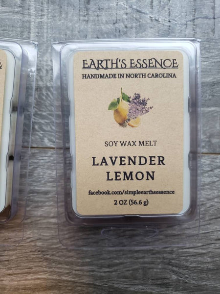 Lavender Lemon 2 oz Soy Wax Melt