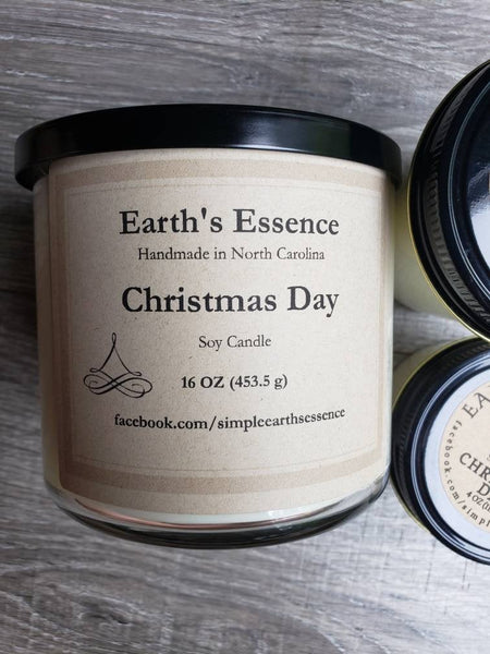 Christmas Day Soy Candle, 3 Sizes