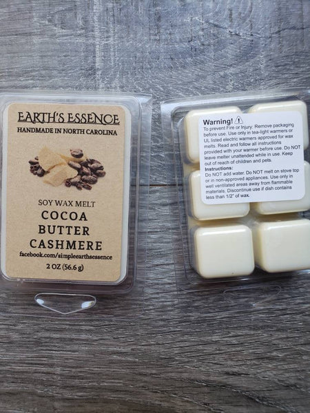 Cocoa Butter Cashmere 2 oz Soy Wax Melts