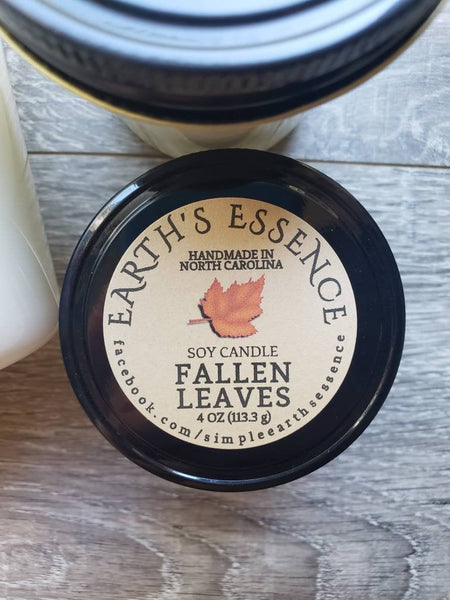 Fallen Leaves Soy Candle, 3 Sizes