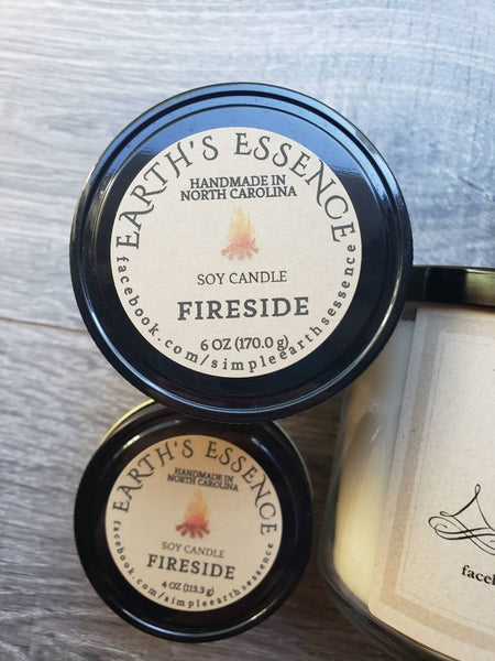 Fireside Soy Candle, 3 Sizes