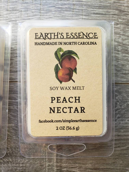 Peach Nectar 2 oz Soy Wax Melt