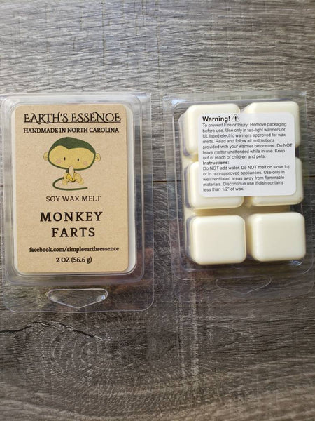 Monkey Farts 2 oz Soy Wax Melt