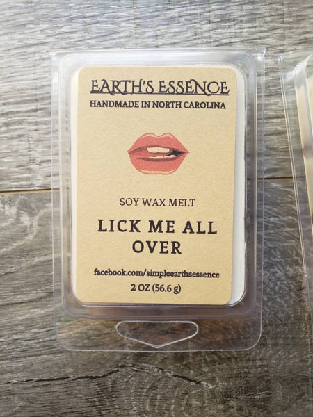 Lick Me All Over 2 oz Soy Wax Melt