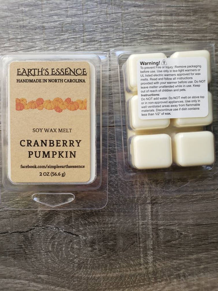 Cranberry Pumpkin 2 OZ Soy Wax Melt