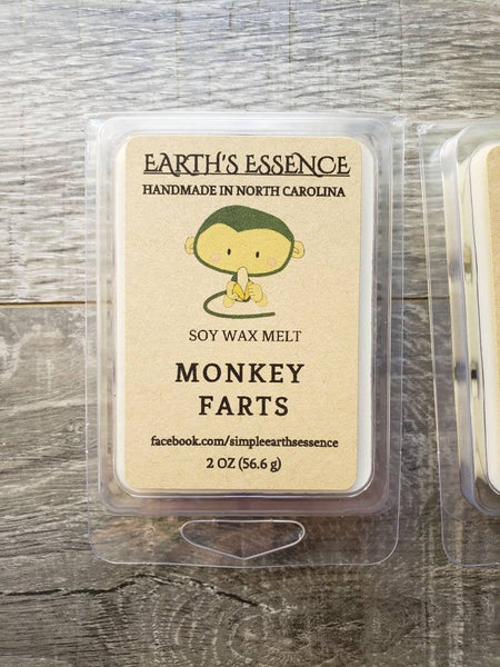 Monkey Farts 2 oz Soy Wax Melt