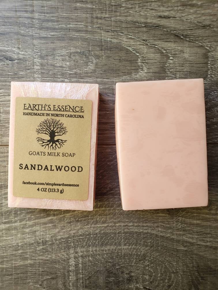 Sandalwood 4 oz Goats Milk Soap