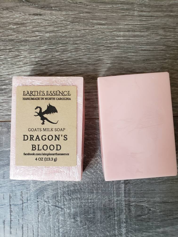 Dragon's Blood 4 oz Goats Milk Soap