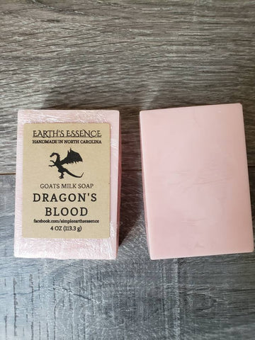Dragon's Blood 4 oz Goats Milk Soap