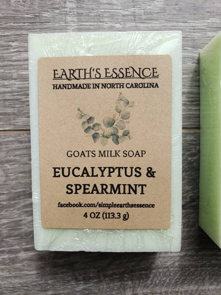 Eucalyptus & Spearmint 4 oz Goats Milk Soap