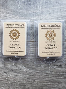 Cedar Tobacco 2 oz Soy Wax Melt