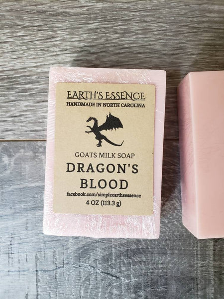 Dragon's Blood 4 oz Goats Milk Soap