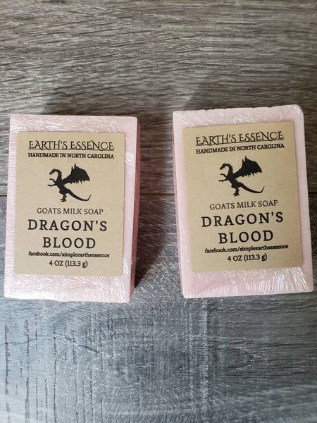 Dragon's Blood 4 oz Goats Milk Soap