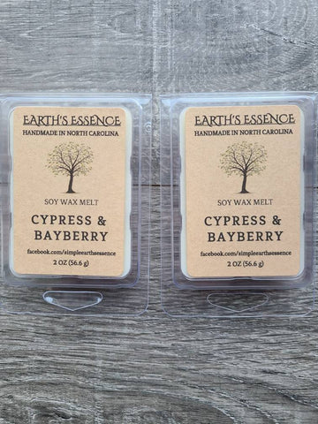 Cypress & Bayberry 2 oz Soy Wax Melt