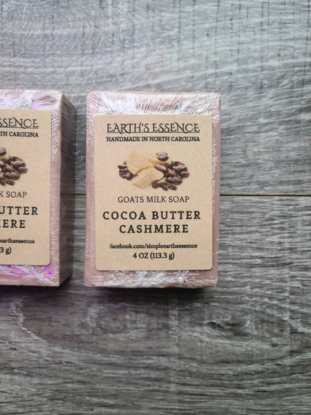Cocoa Butter Cashmere 4 oz Goats Milk Soap