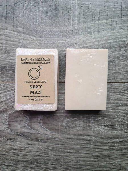 Sexy Man 4 oz Goats Milk Soap