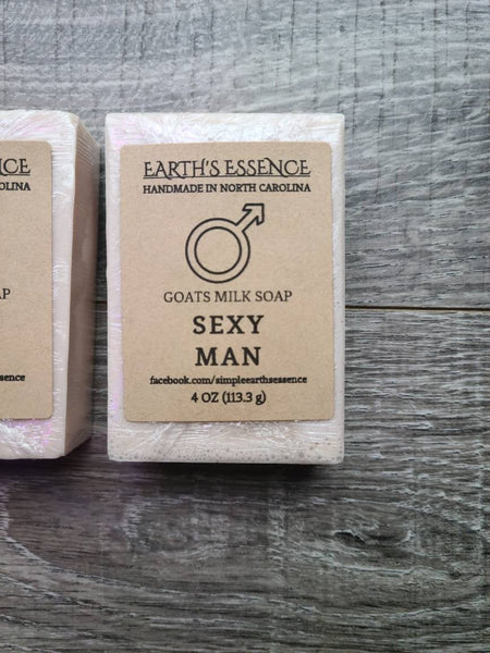 Sexy Man 4 oz Goats Milk Soap