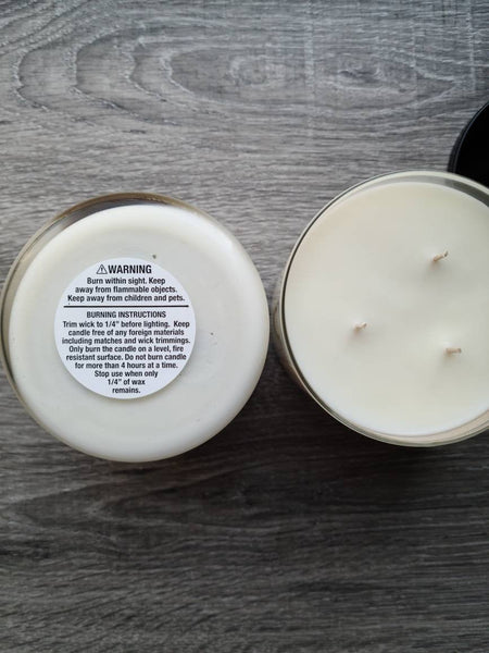 Mahogany Teakwood 16 oz 3-Wick Soy Candle