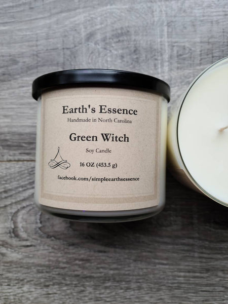 Green Witch 16 oz 3-Wick Soy Candle
