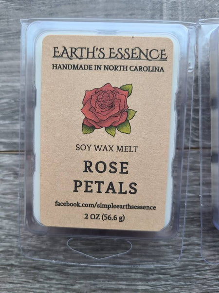 Rose Petals 2 oz Soy Wax Melt