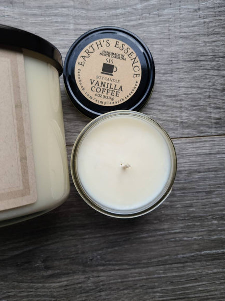 Vanilla Coffee Soy Candle, 3 Sizes