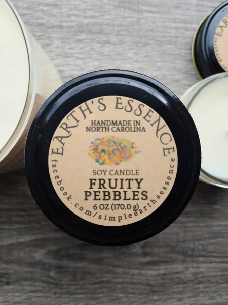 Fruity Pebblez Soy Candle, 3 Sizes