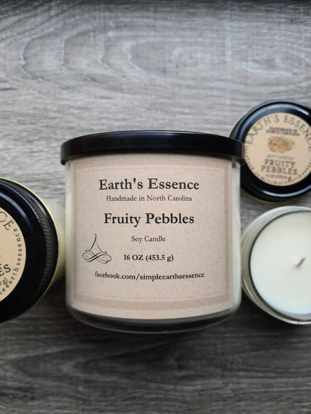 Fruity Pebblez Soy Candle, 3 Sizes