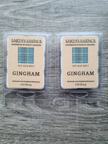 Gingham 2 oz Soy Wax Melt