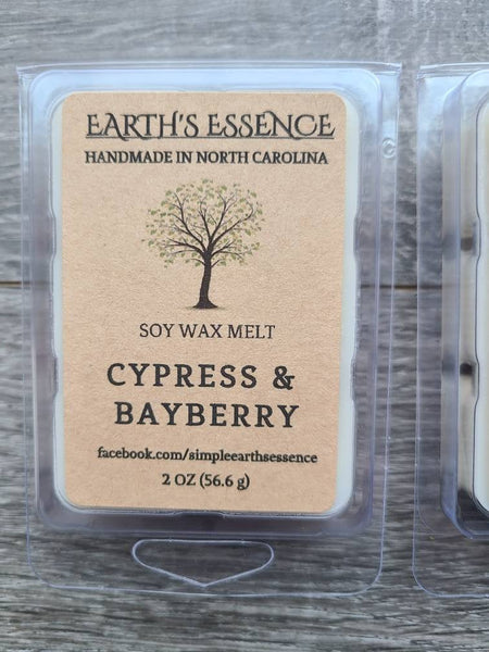 Cypress & Bayberry 2 oz Soy Wax Melt