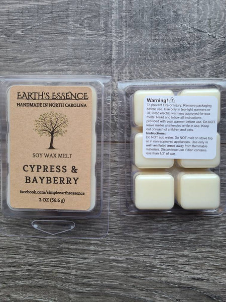 Cypress & Bayberry 2 oz Soy Wax Melt