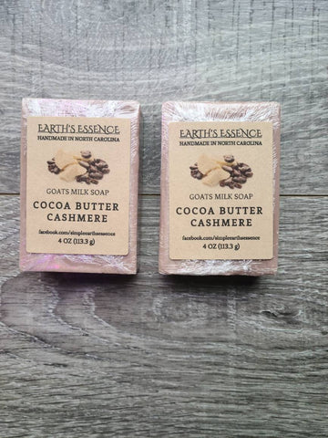 Cocoa Butter Cashmere 4 oz Goats Milk Soap