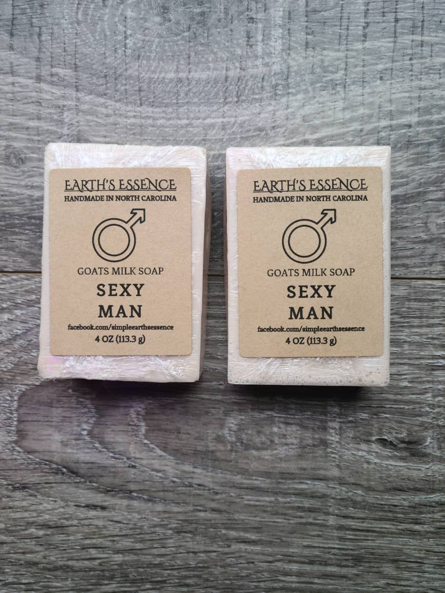 Sexy Man 4 oz Goats Milk Soap