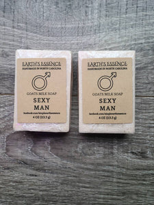 Sexy Man 4 oz Goats Milk Soap
