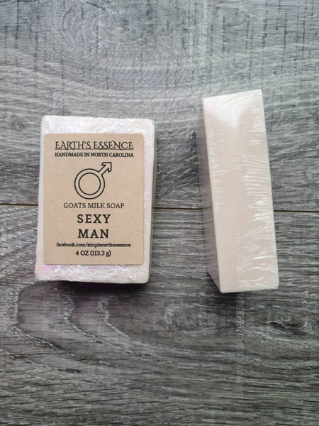 Sexy Man 4 oz Goats Milk Soap