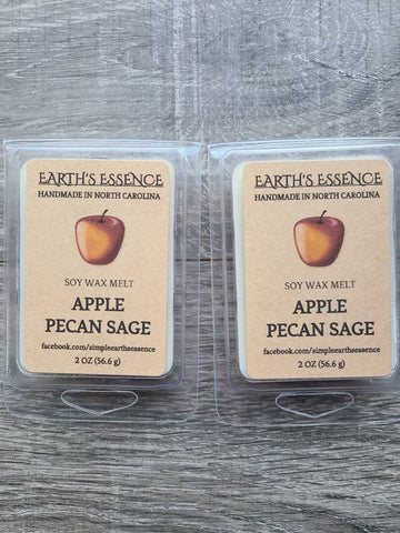 Apple Pecan Sage 2 oz Soy Wax Melt