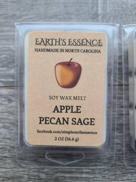 Apple Pecan Sage 2 oz Soy Wax Melt
