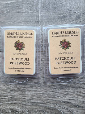 Patchouli Rosewood 2 oz Soy Wax Melt