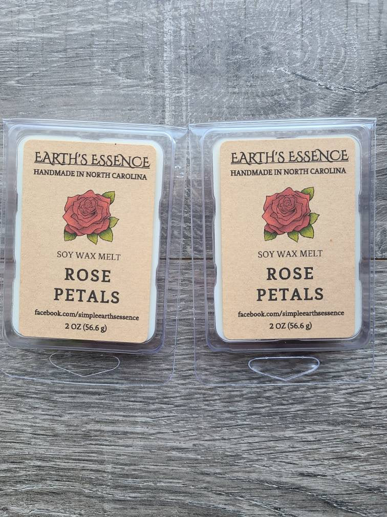 Rose Petals 2 oz Soy Wax Melt