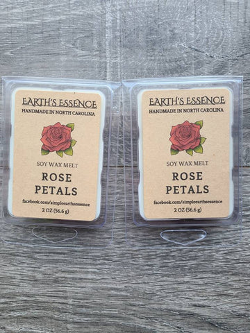 Rose Petals 2 oz Soy Wax Melt